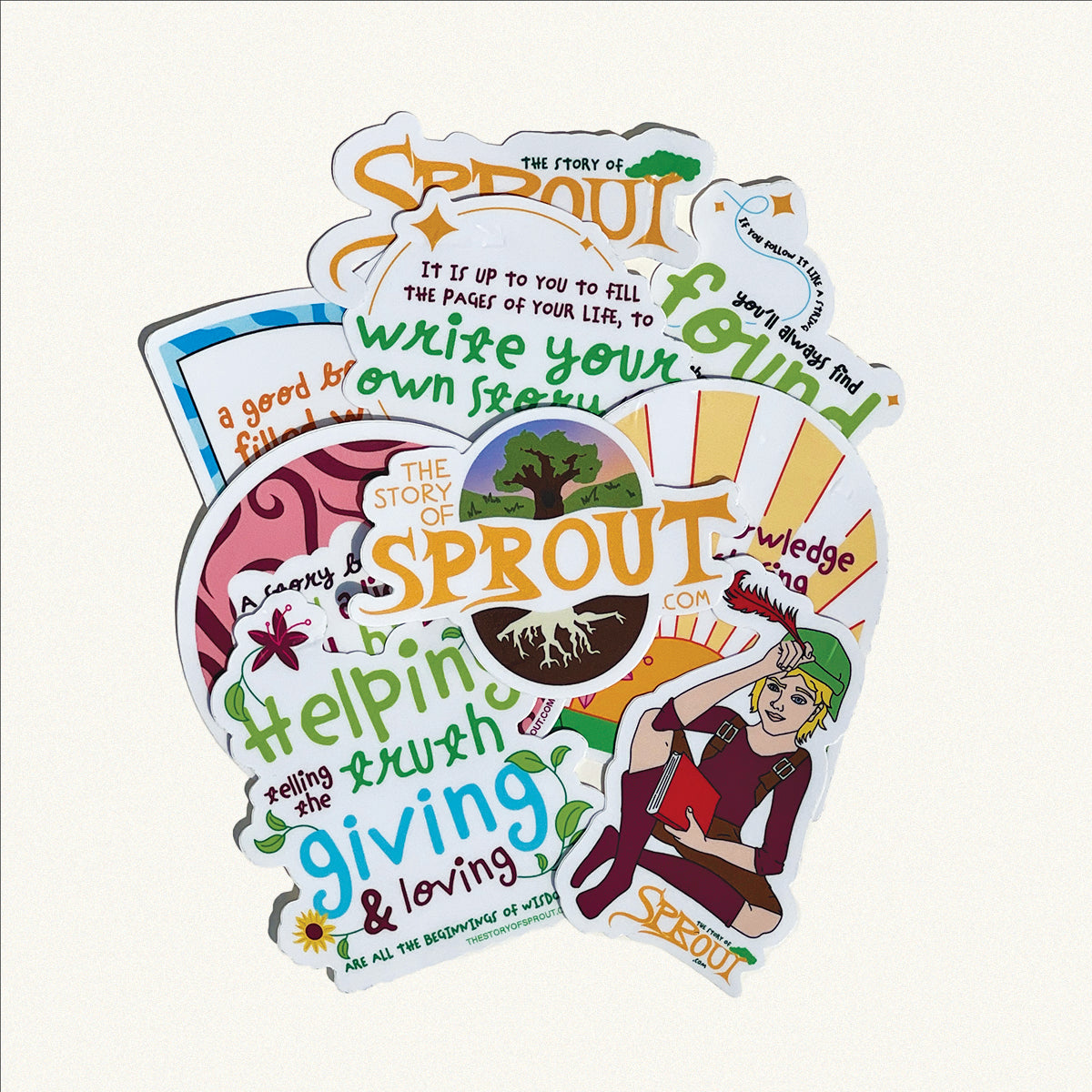 The Story of Sprout Hardcover Gift Box (Book, Journal, Pencils, Quill and Stickers)