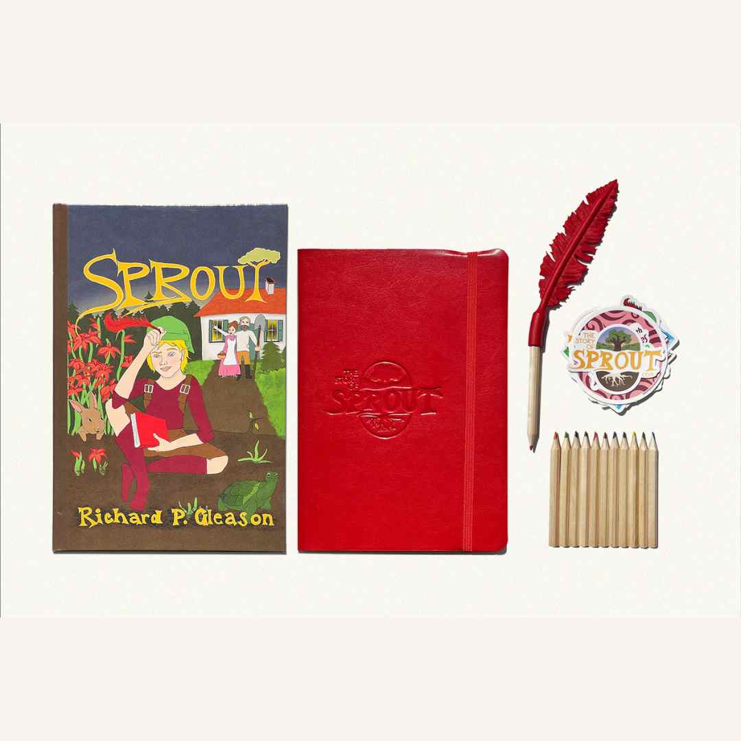 The Story of Sprout Hardcover Gift Box (Book, Journal, Pencils, Quill and Stickers)